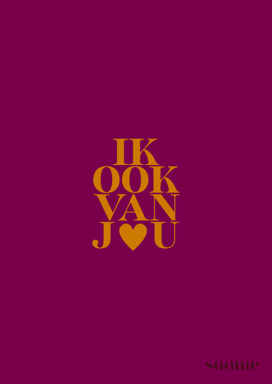 Wenskaart - kleurrijk