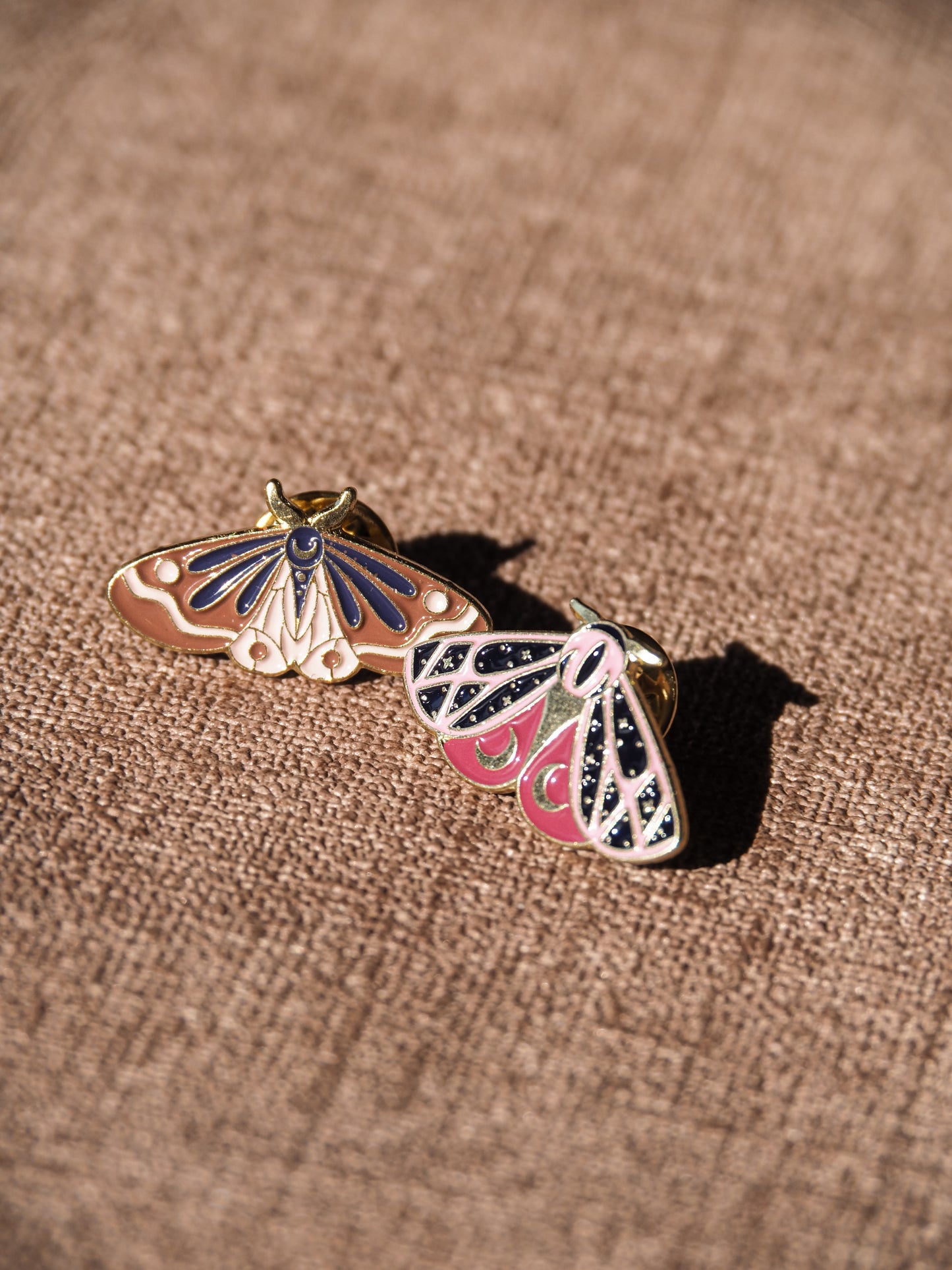 Broche Evening Wing - ZONDER MAANTJE OP DE VLEUGELS