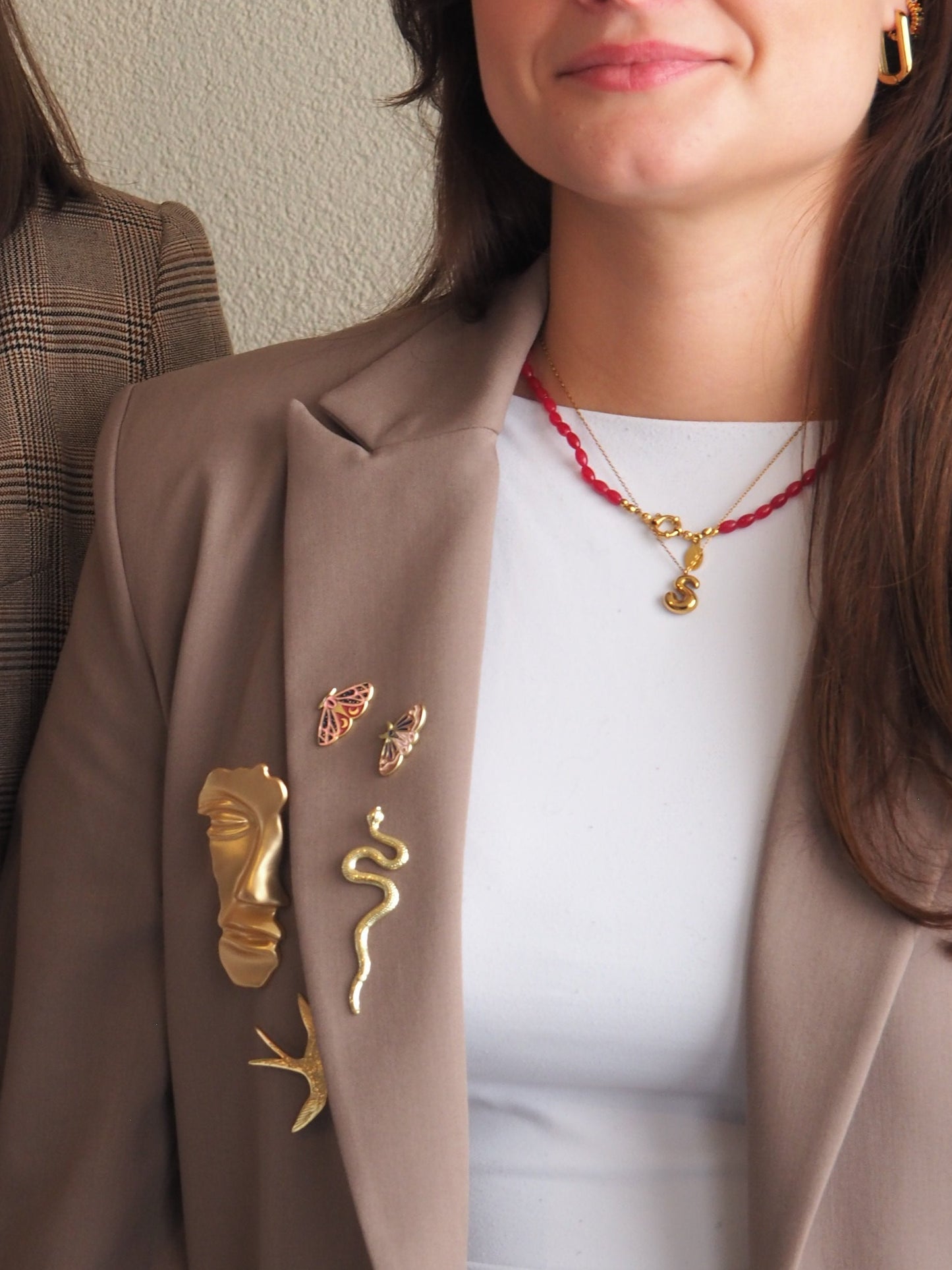 Broche Golden Snake