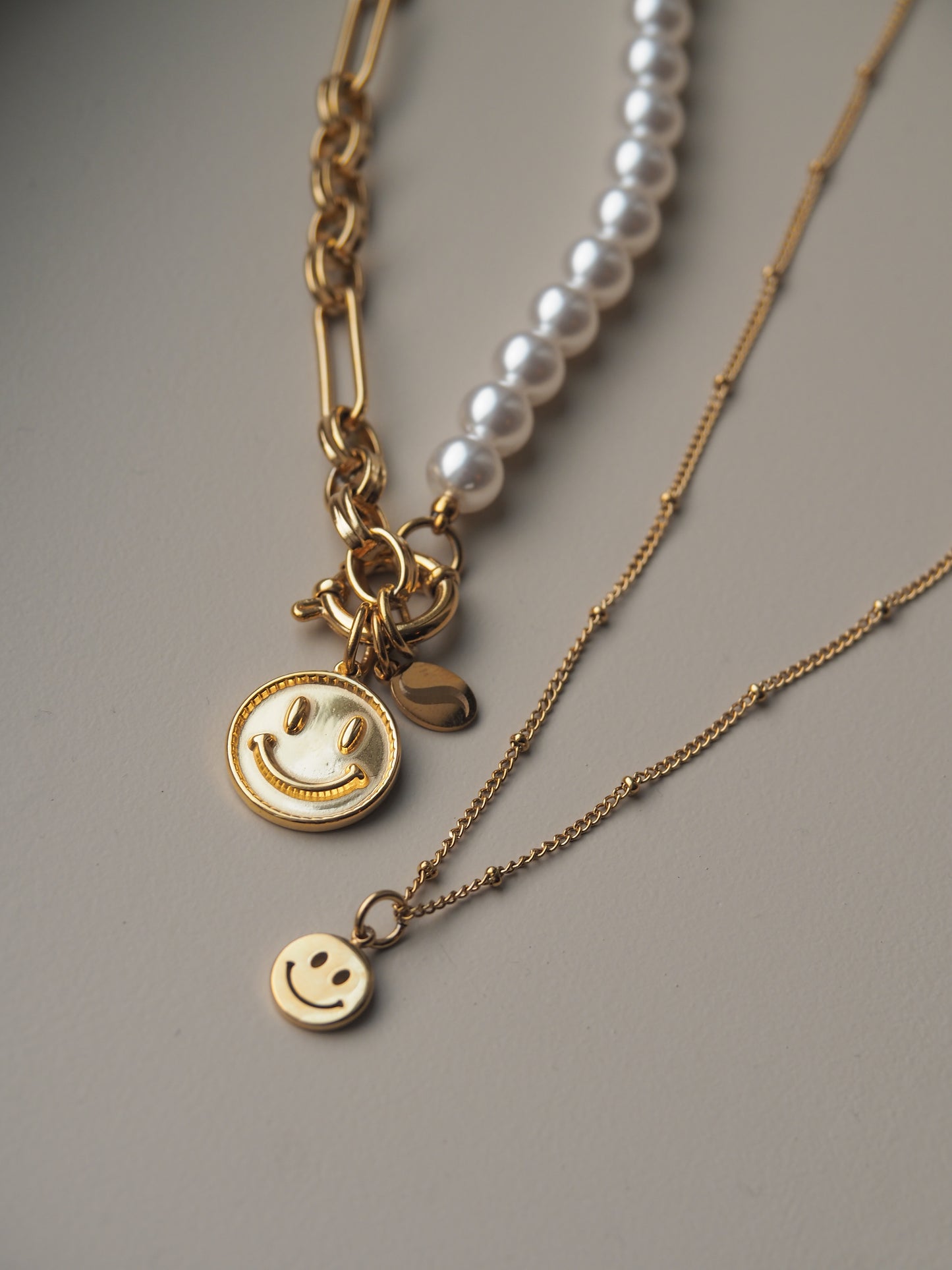 Necklace Smile Charm