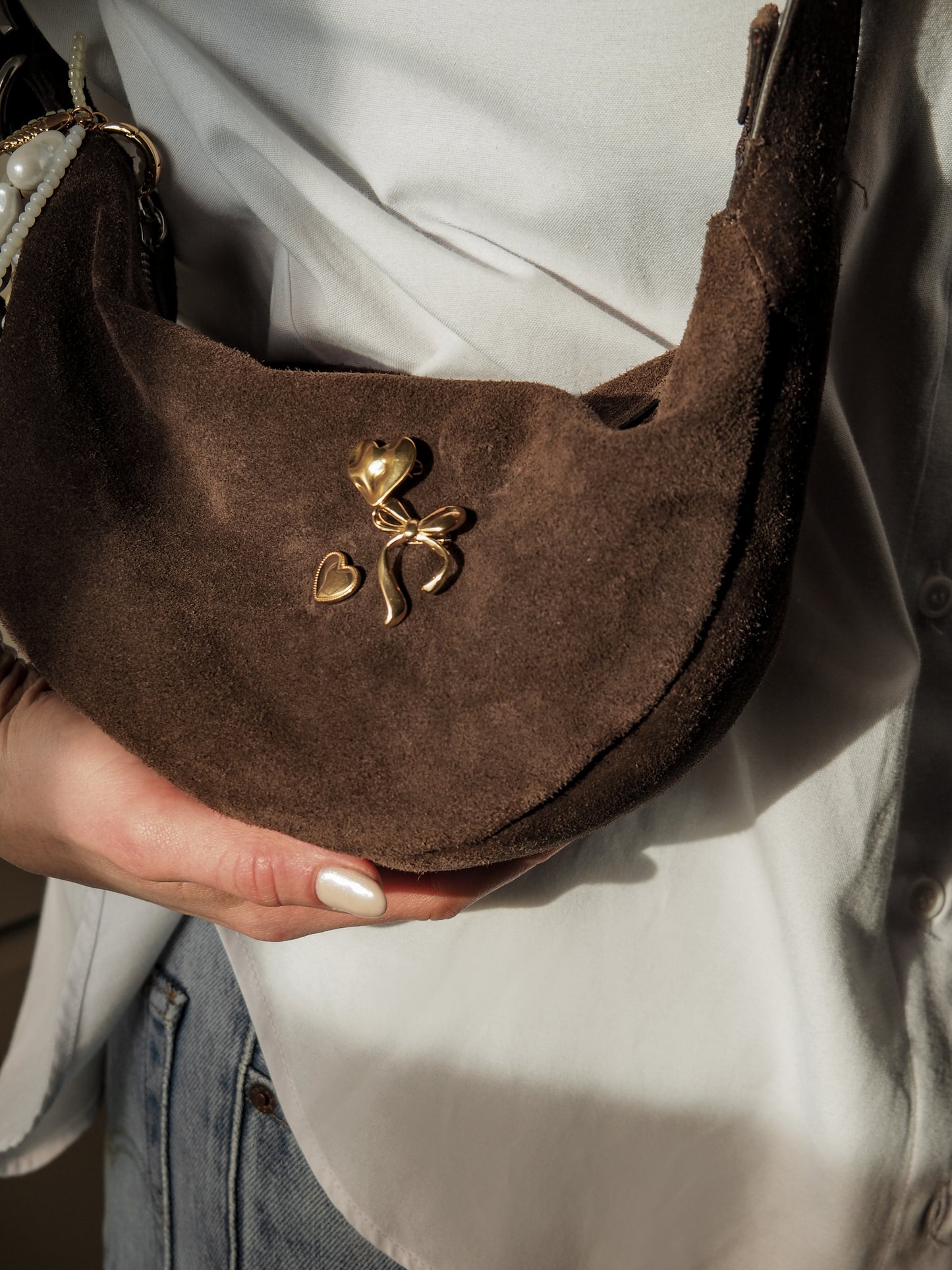 Broche Golden Bow